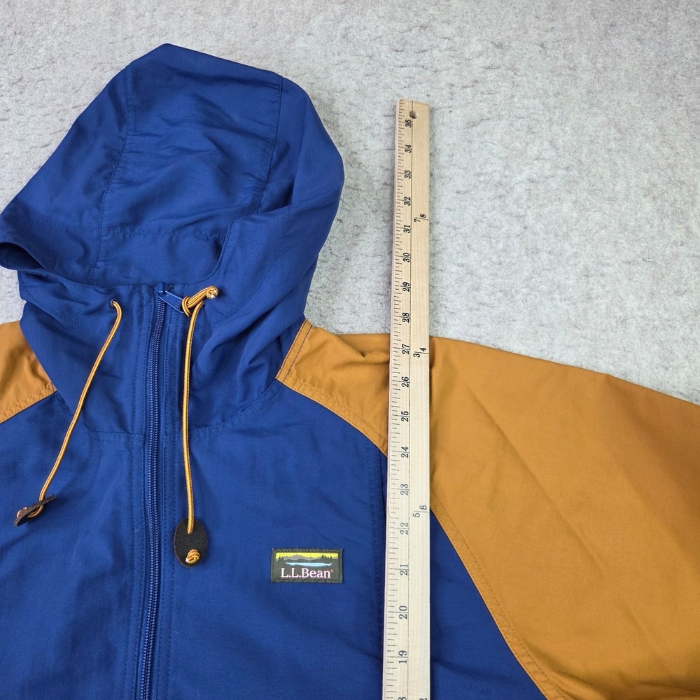 ✨LL Bean Mountain Anorak Jacket Men's L Classic Aztec 1/2 Zip Pullover Hooded - Picture 9 of 10